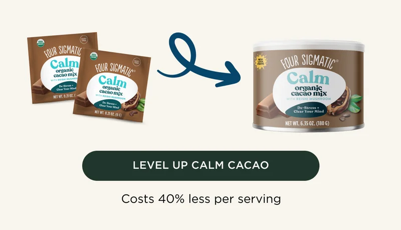 LEVEL UP CALM CACAO - Costs 40% less per serving