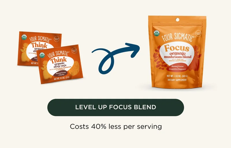 LEVEL UP FOCUS BLEND - Costs 40% less per serving
