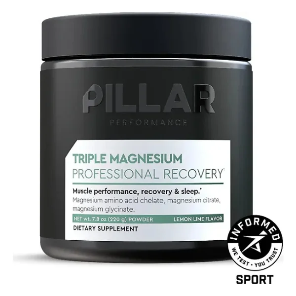 PILLAR Performance Triple Magnesium Professional Recovery Powder - 40 serving