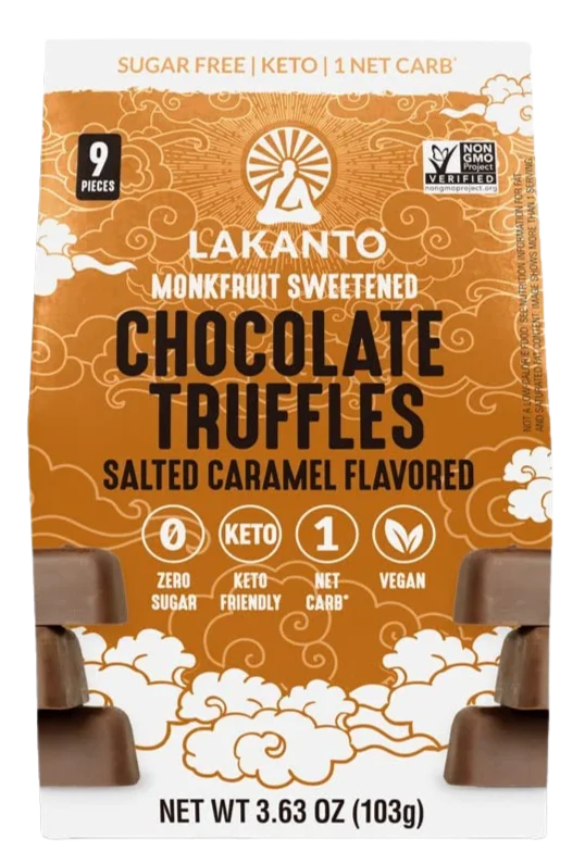 Image of Keto Sugar-Free Chocolate Truffles Salted Caramel