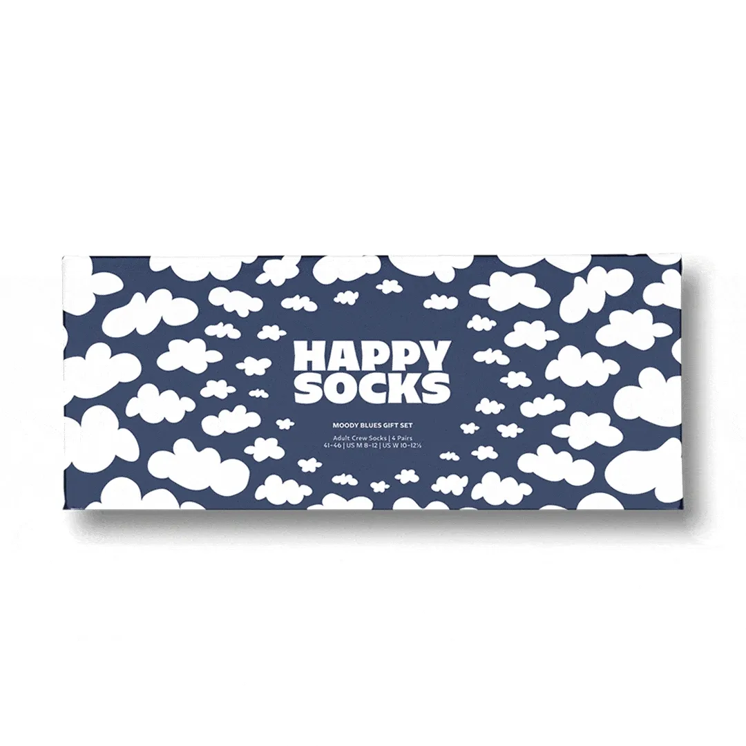 4-Pack Moody Blues Socks Gift Set