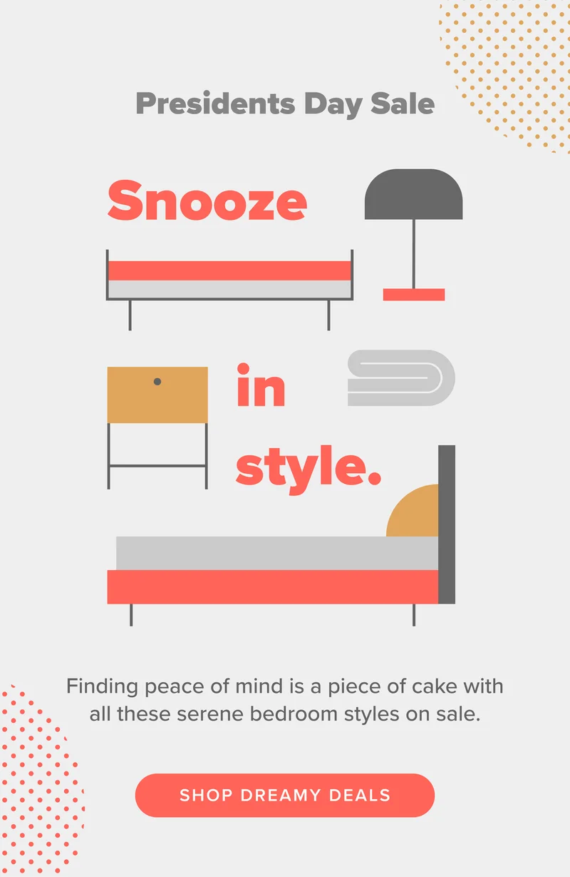 Finding peace of mind is a piece of cake with all these serene bedroom styles on sale. Shop dreamy deals. Only until February 19.