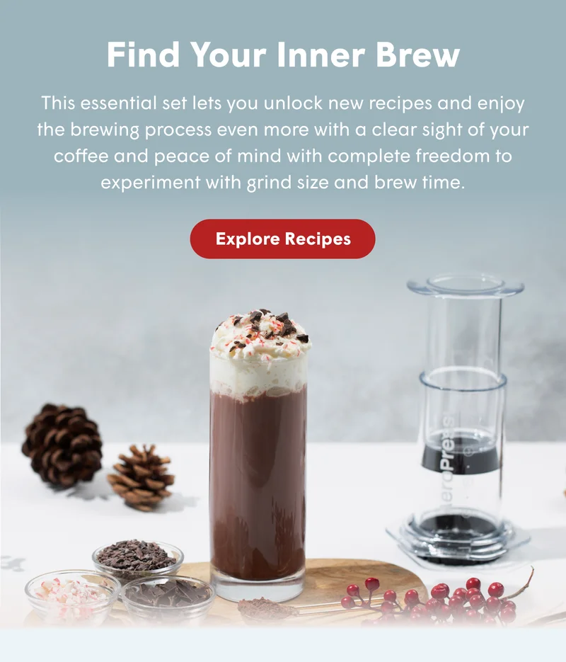 Get The Clearest View Of Your Brew This essential set lets you unlock new recipes and enjoy the brewing process even more with a clear sight of your coffee and peace of mind with complete brew control. [SHOP NOW]