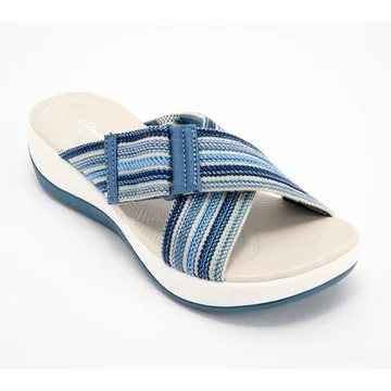 Clarks Cloudsteppers Slide Sandals - Arla Wave
