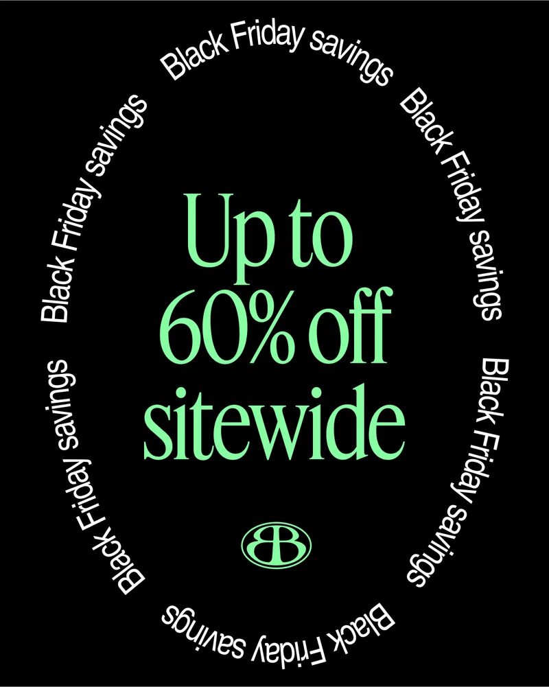Up to 60% off sitewide