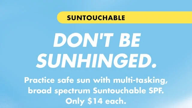 Don't be sunhinged