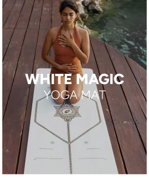 White Magic Yoga Mat