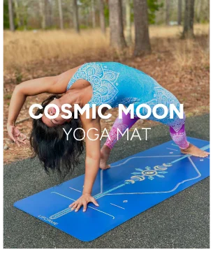 Cosmic Moon Yoga Mat