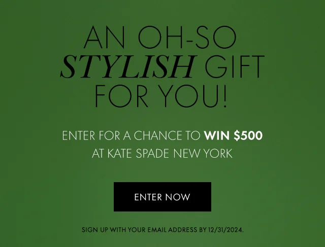 AN OH-SO SYLISH GIFT FOR YOU!