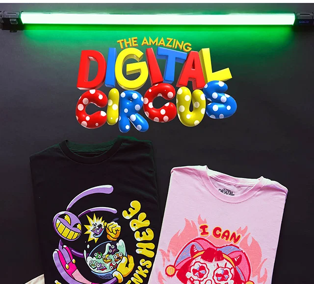 HT and The Amazing Digital Circus. Shop Now