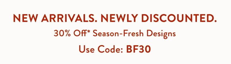 30% off sitewide with code: discount code