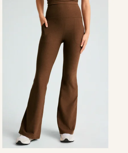 Spacedye All Day Flare High Waisted Pant