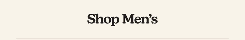 Shop Men's Apparel