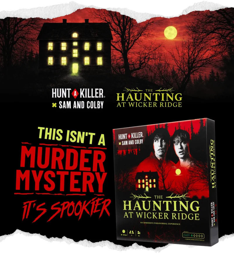 THIS ISN'T A MURDER MYSTERY... IT'S SPOOKIER