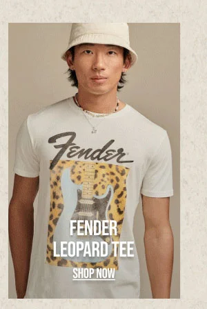 Fender Leopard Tee Shop Now