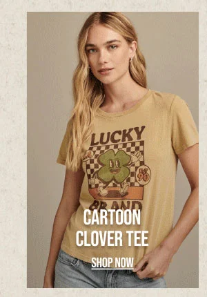 Cartoon Clover Tee Shop Now