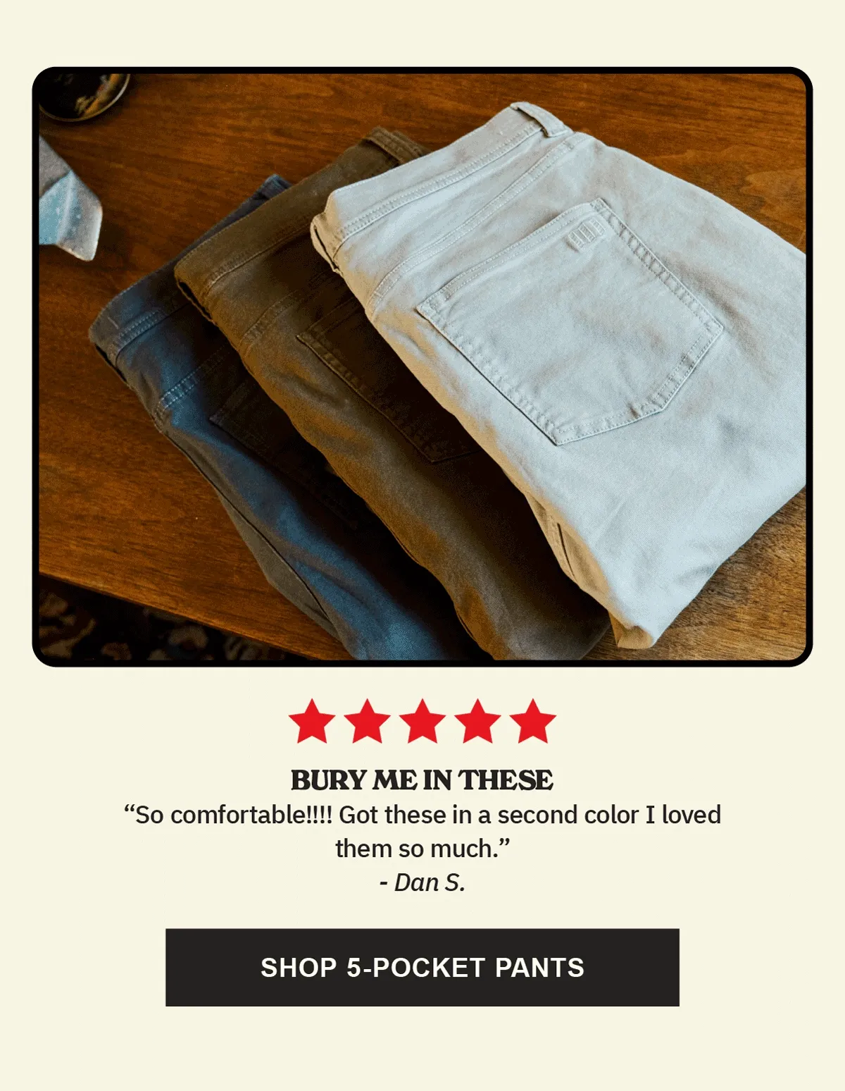 Review of 5 Pocket Panst