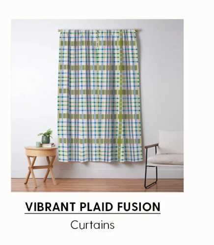 vibrant plaid fusion