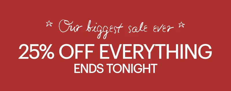 Our biggest sale ever