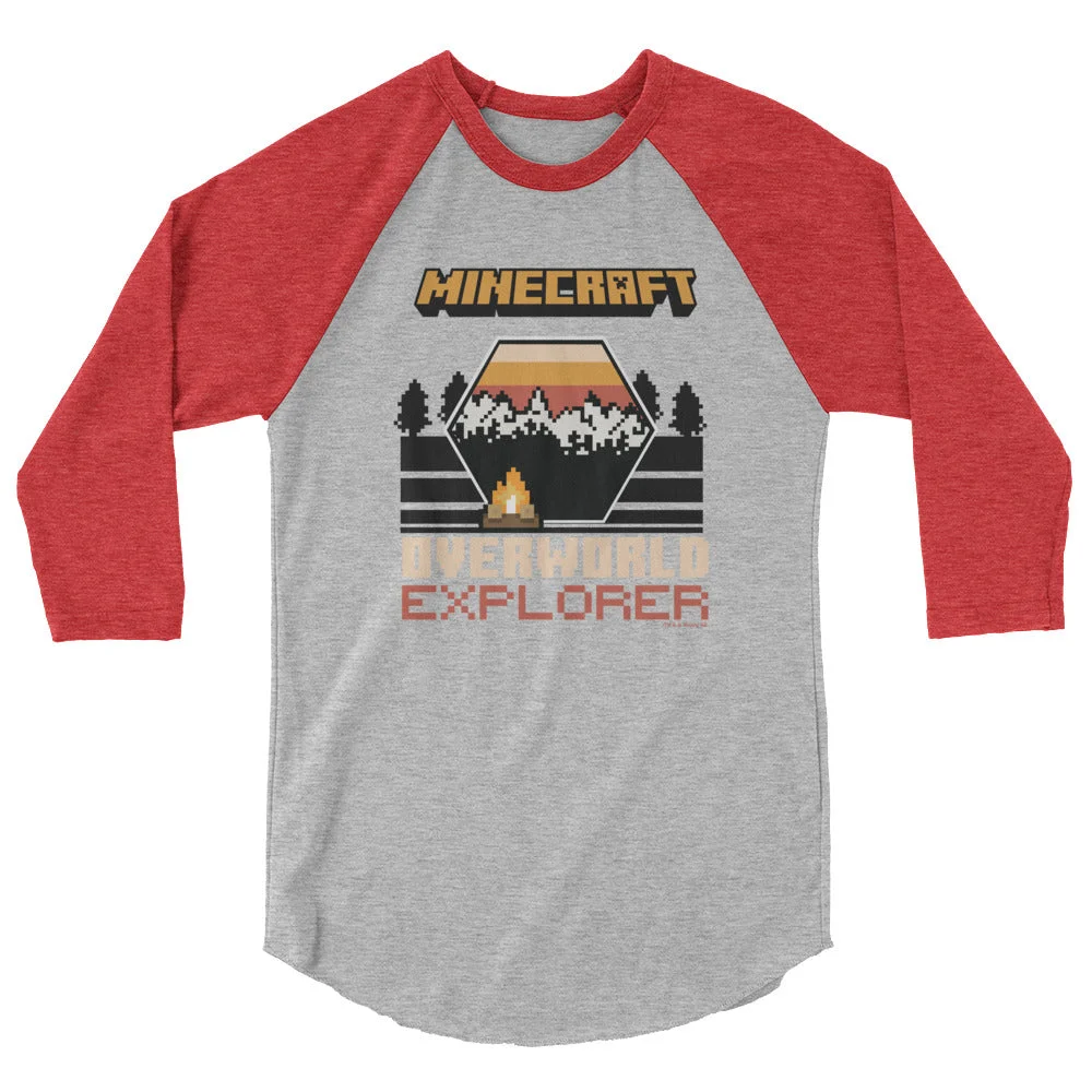 Image of Minecraft Overworld Explorer Raglan