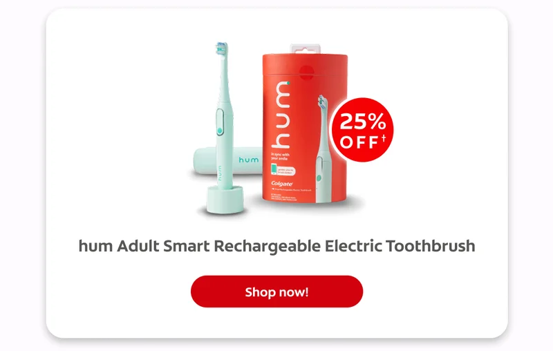 hum Adult Smart Rechargeable Electric Toothbrush