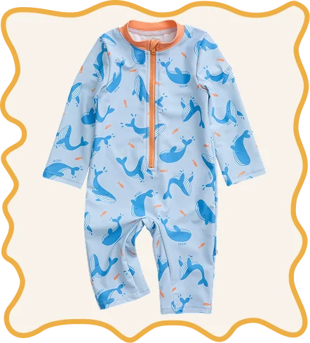 Whale Song One-Piece Rashguard