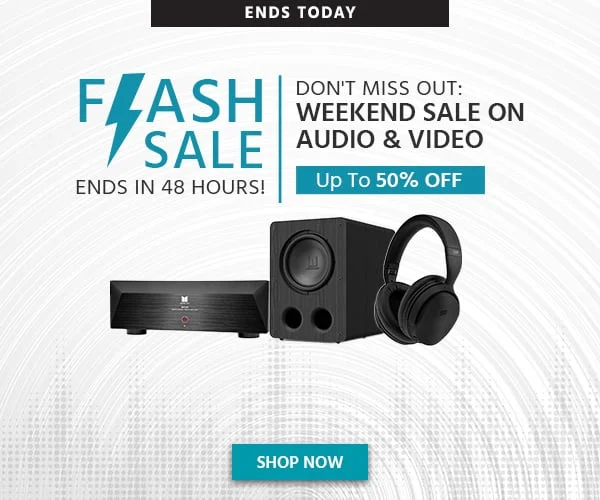 AV Flash Sale Don't Miss Out: Weekend Flash Sale On Audio & Video Ends In 48 Hours! Shop Now