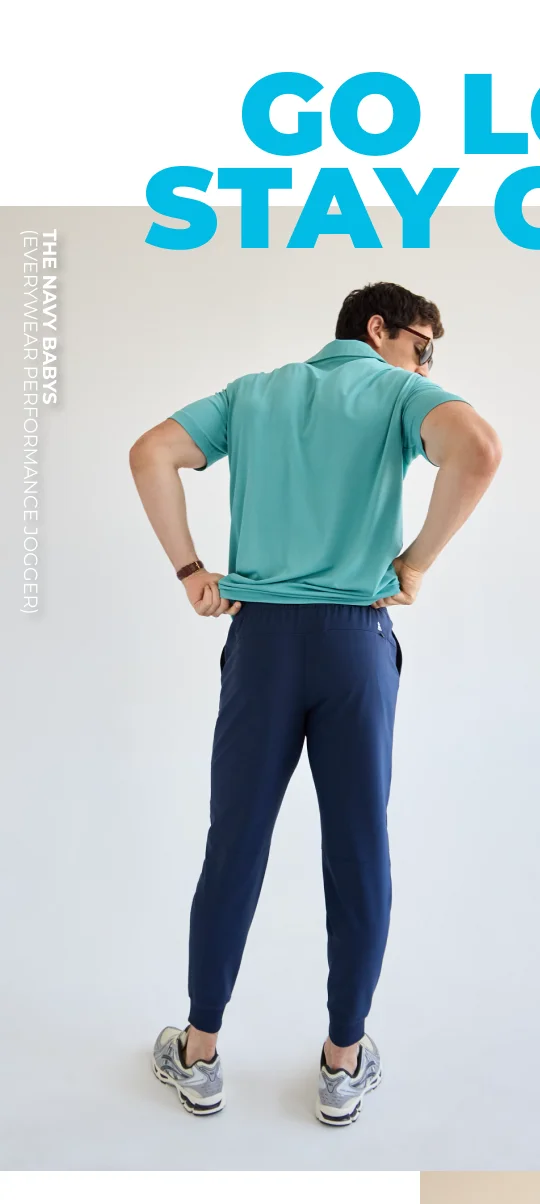 Everywear Performance Joggers: The Navy Babys