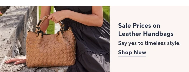 leather handbags on sale