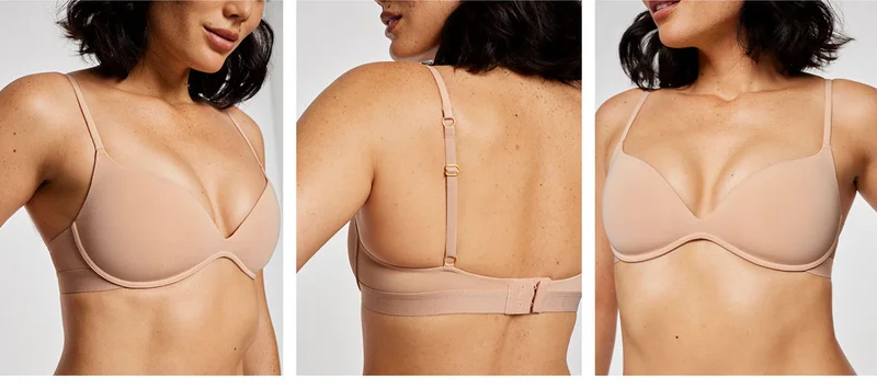 Zero-G Wirefree Lift Up Bra in Buff