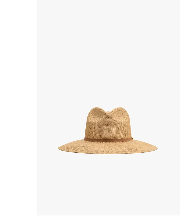 Packable Wide Brim Ecuador Hat Dark Natural