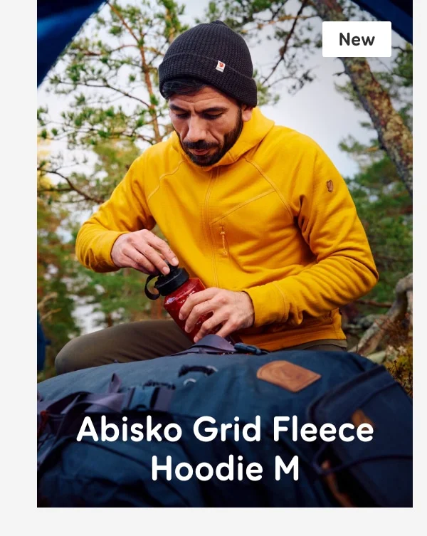 Abisko Grid Fleece Hoodie M