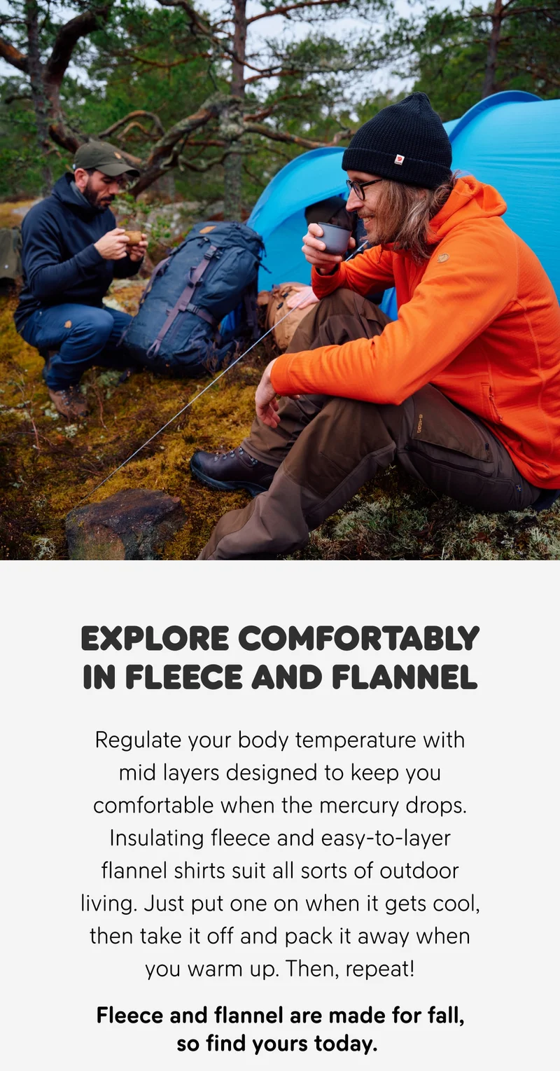 Warming fleece sweaters and hoodies