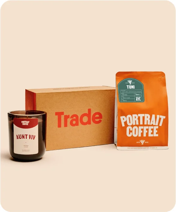Portrait Coffee & Candle Duo