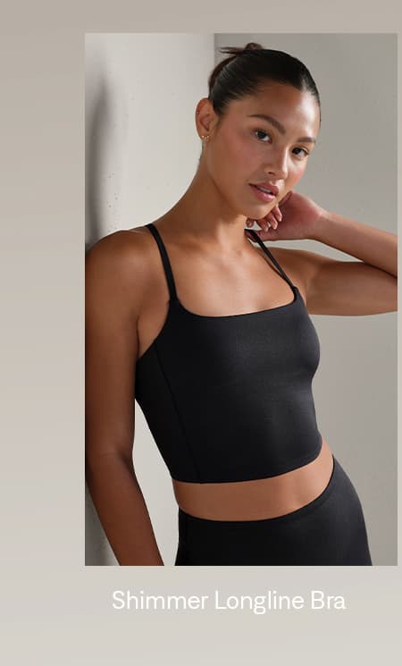 Shimmer Longline Bra
