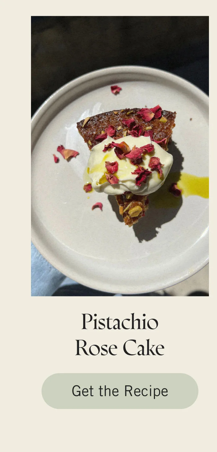 Pistachio Rose Cake. Get the Recipe.