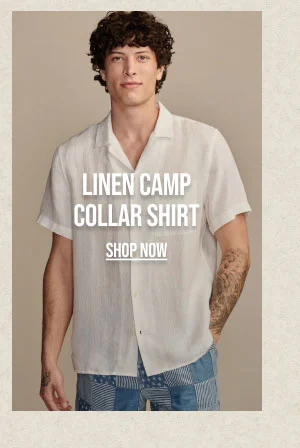 Linen Camp Collar Shirt Shop Now