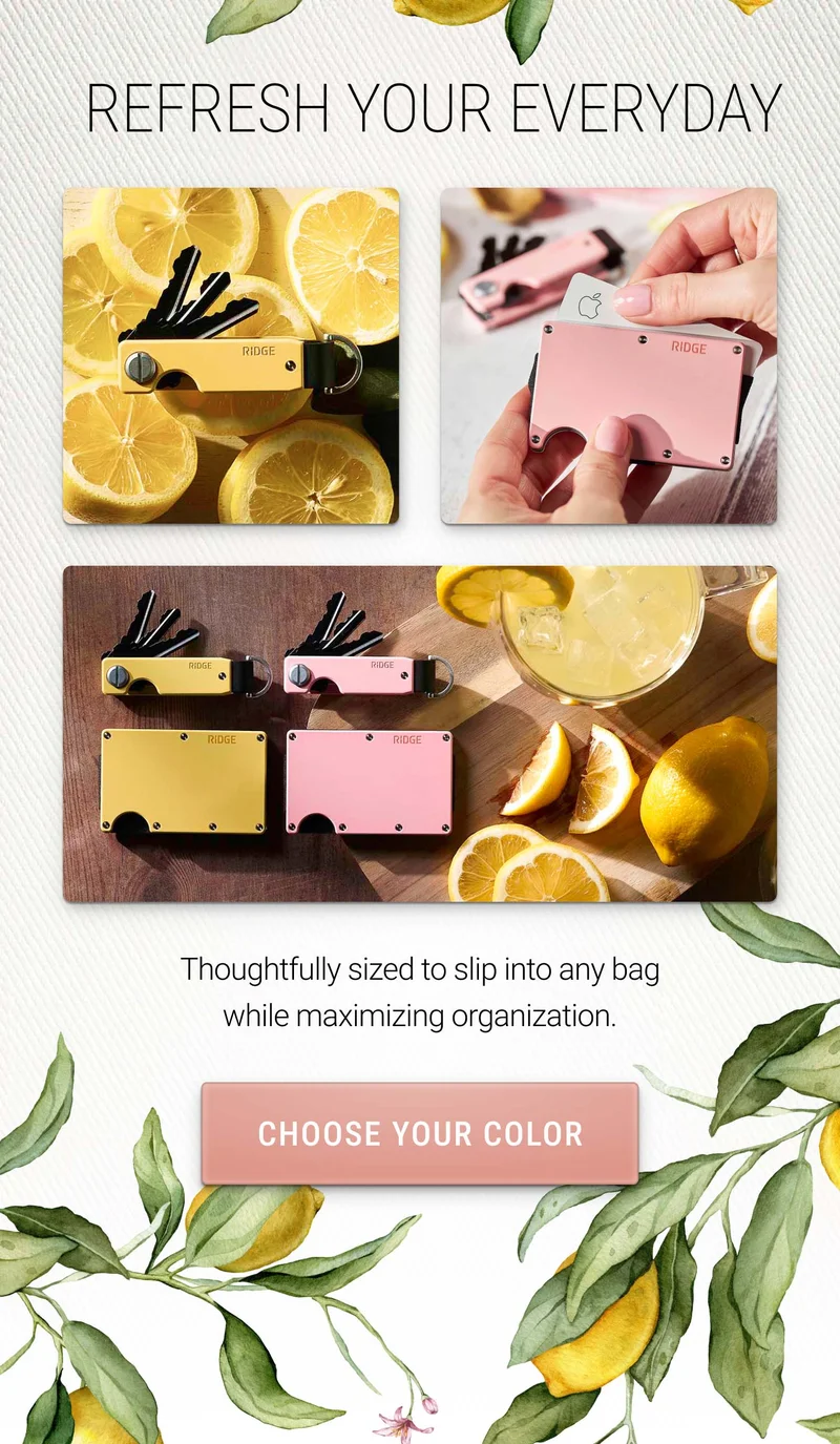 Refresh Your Everyday | Choose Your Color