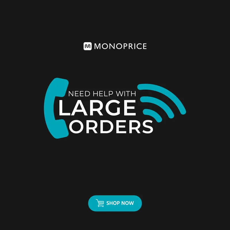 Need Help With Your Large Order? Shop Now.