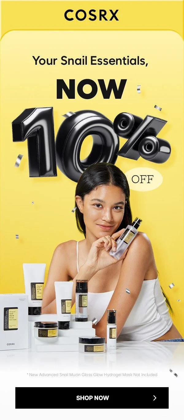 snail 10% off