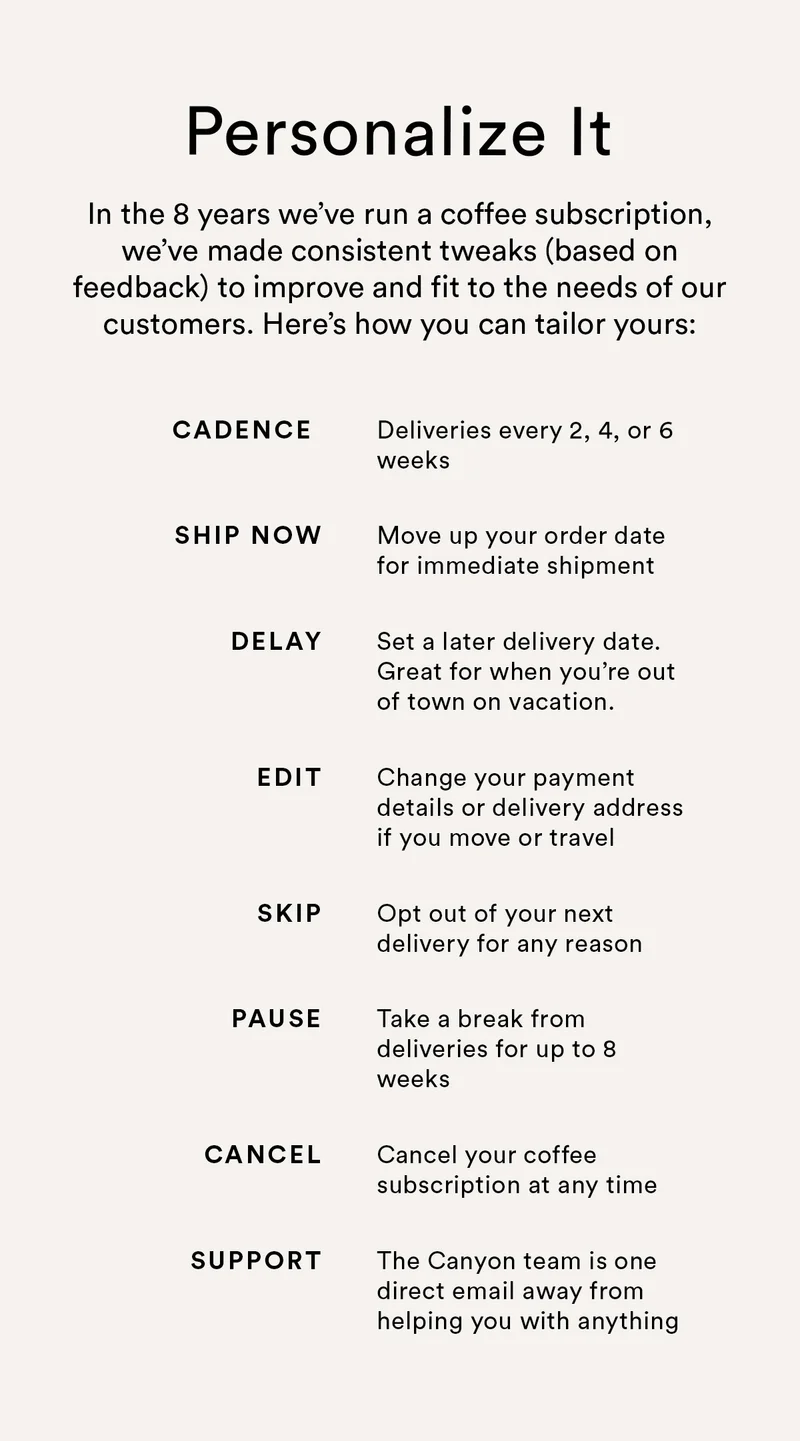 subscriptions