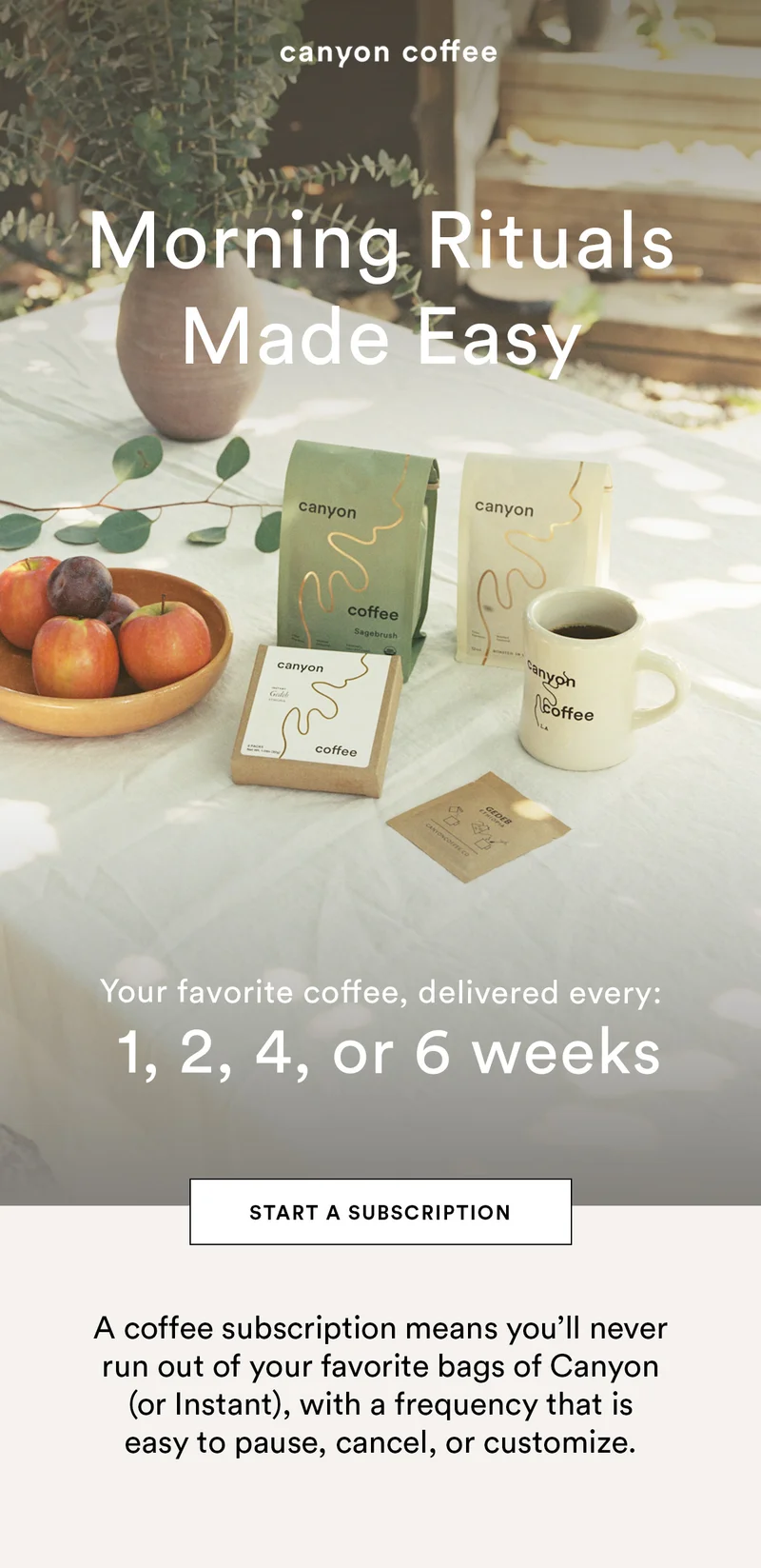 coffee subscriptions