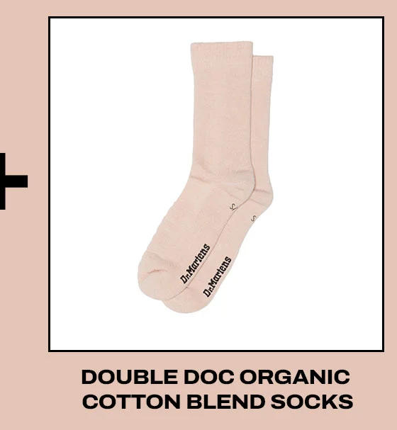 Double Doc Organic Cotton Blend Socks