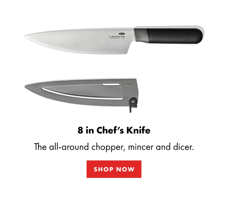 5 in Chef's Knife. The all-around chopper, mincer and dicer. | Shop Now