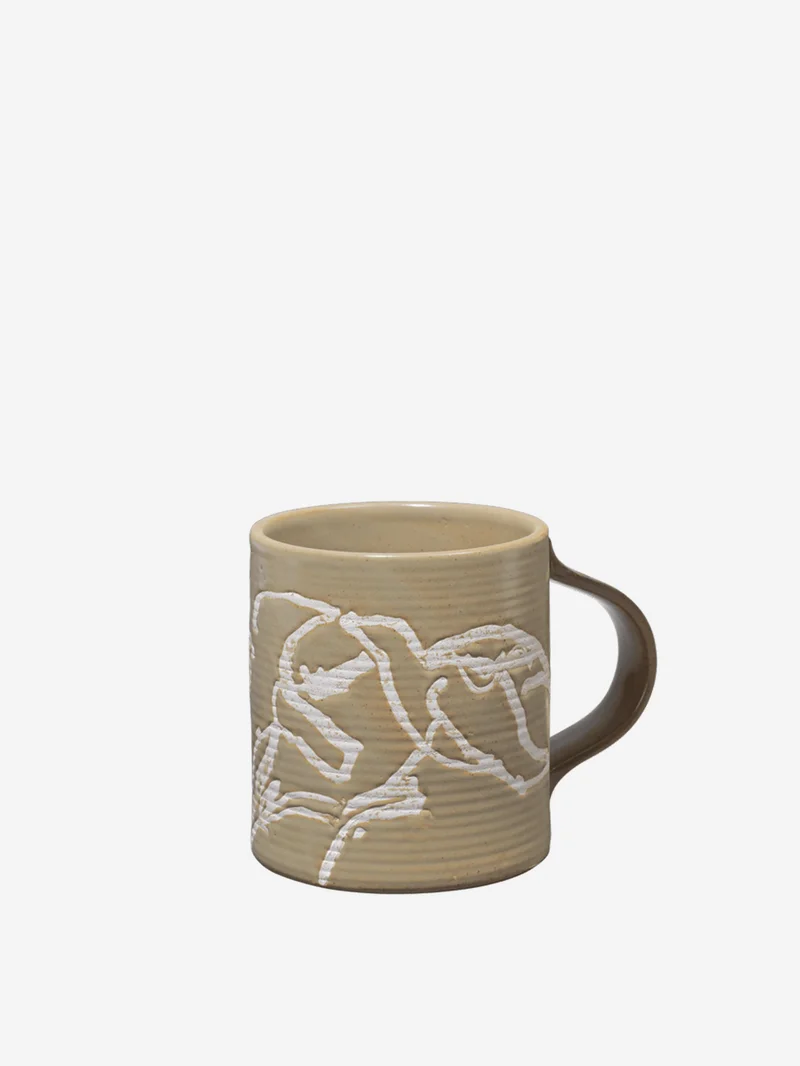 Image of ferm LIVING Vuelo Mug - Elm Green
