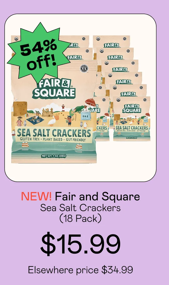 Sea Salt Crackers (18 Pack)