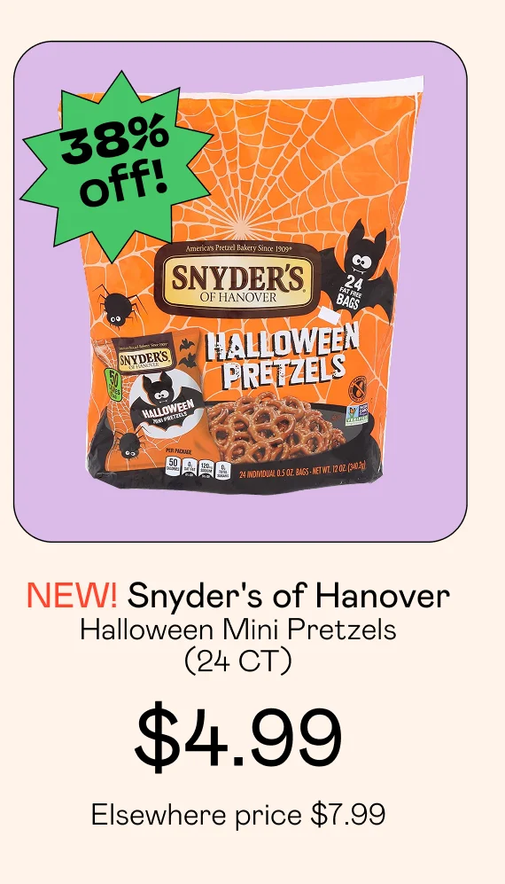 Halloween Mini Pretzels (24 CT)