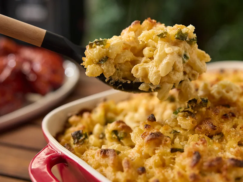 Grilled Poblano Mac & Cheese