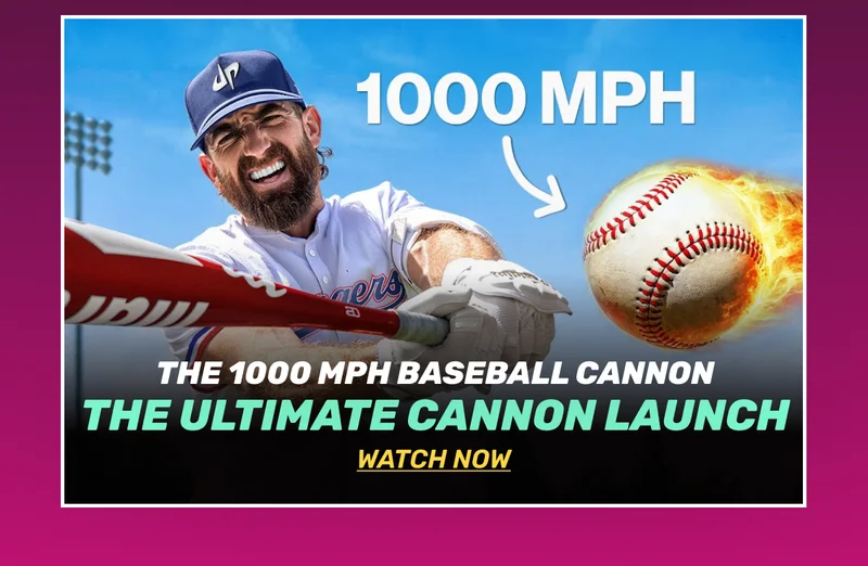 1000 MPH | The 1000 MPH Baseball Cannon | The ultimate cannon launch | CTA: WATCH NOW