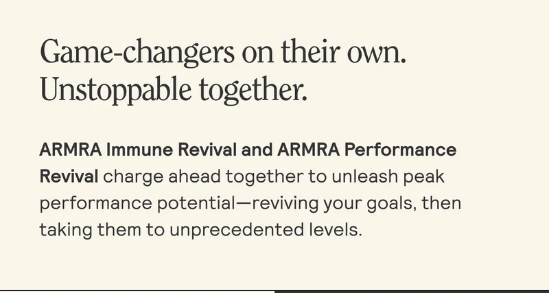 Game-changers on their own. Unstoppable together.